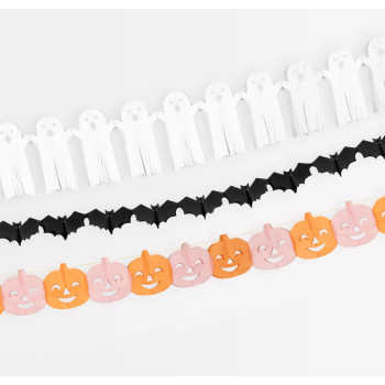 Meri Meri - Tissue Paper Halloween Garlands - Cadılan Bayramı Asılan Süs