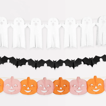 Meri Meri - Tissue Paper Halloween Garlands - Cadılan Bayramı Asılan Süs Meri Meri - Tissue Paper Halloween Garlands - Cadılan Bayramı Asılan Süs