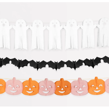 Meri Meri - Tissue Paper Halloween Garlands - Cadılan Bayramı Asılan Süs Meri Meri - Tissue Paper Halloween Garlands - Cadılan Bayramı Asılan Süs