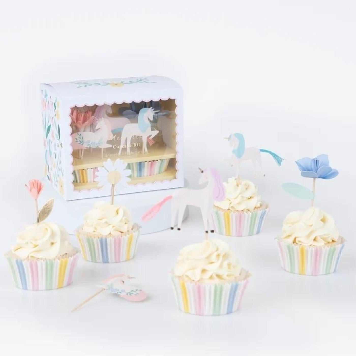 Meri Meri - Unicorn Cupcake Kit - 24 Adet