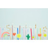 Meri Meri - Neon Confetti Candles - Neon Konfetili Mumlar - 168202 - 636997236605