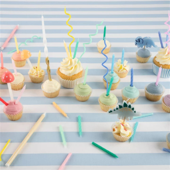 Meri Meri - Mini Dino Candles - Mini Dinozor Mumlar - 5'li