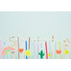 Meri Meri - Pastel Party Candles - Pastel Parti Mumları - 134920 - 636997211039