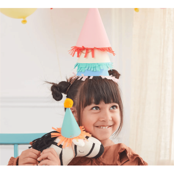 Meri Meri - Mini Animal Parade Hats - Mini Pon Ponlu Parti Şapkaları (8'li) Meri Meri - Mini Animal Parade Hats - Mini Pon Ponlu Parti Şapkaları (8'li)
