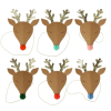Meri Meri - Reindeer Party Hats - Ren Geyikleri Parti Şapkaları - 6lı