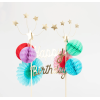 Meri Meri - Happy Birthday Cake Topper - Happy Birthday Pasta Süsü Meri Meri - Happy Birthday Cake Topper - Happy Birthday Pasta Süsü