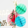 Meri Meri - Happy Birthday Cake Topper - Happy Birthday Pasta Süsü Meri Meri - Happy Birthday Cake Topper - Happy Birthday Pasta Süsü