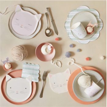 Meri Meri - Kedi Peçeteler - Cat Napkins - 16'lı Meri Meri - Kedi Peçeteler - Cat Napkins - 16'lı