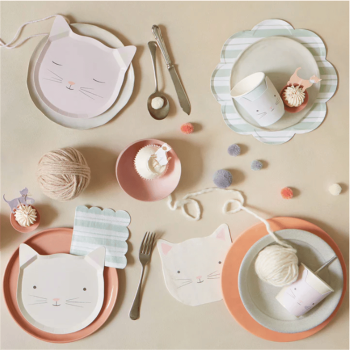 Meri Meri - Kedi Peçeteler - Cat Napkins - 16'lı