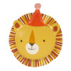 Meri Meri Meri Meri - Animal Parade Die Cut Plates - Hayvan geçit Töreni Tabaklar (8'li) - Doğum Günü Konseptleri Görseli