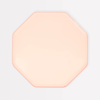 Meri Meri - Ballet Slipper Pink Side Plates - Ballet Rengi Tabaklar (M) (x8)