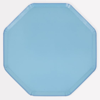 Meri Meri - Cornflower Blue Dinner Plates - Peygamber Çiçeği Mavisi Tabaklar (L) (X8)