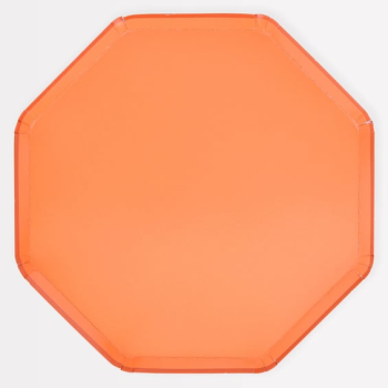 Meri Meri - Papaya Dinner Plates - Papaya Rengi Tabaklar (L) (X8)