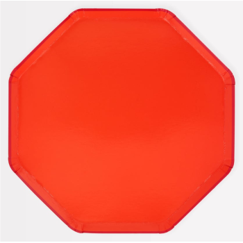Meri Meri - Tomato Red Dinner Plates - Domates Kırmızısı Tabaklar (L) (x8) Meri Meri - Tomato Red Dinner Plates - Domates Kırmızısı Tabaklar (L) (x8)