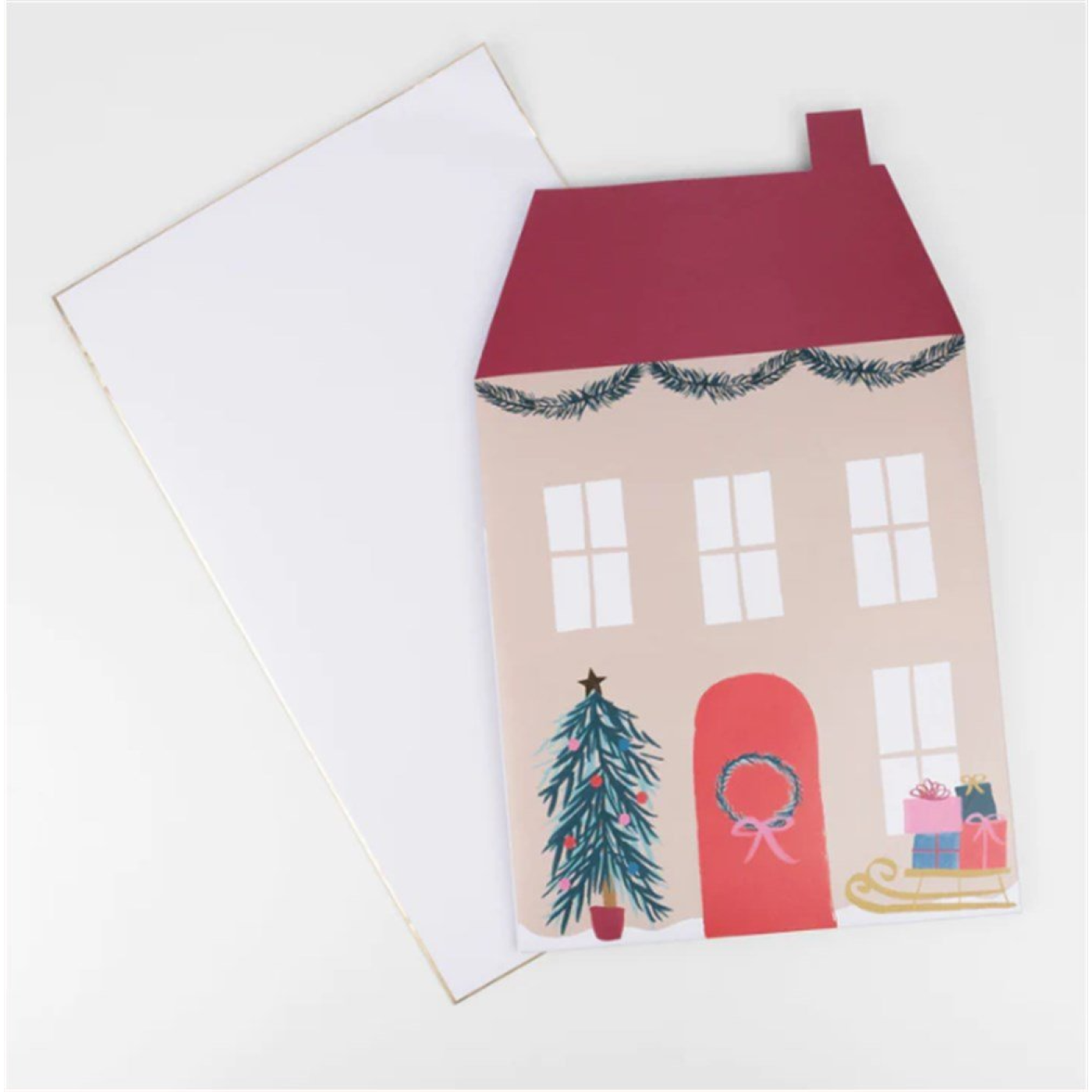 Meri Meri - Santa's House Pop Up Advent Calendar - Noel Baba'nın Evi Advent Calendar - 225072 - 636997278551