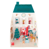 Meri Meri - Santa's House Pop Up Advent Calendar - Noel Baba'nın Evi Advent Calendar - 225072 - 636997278551