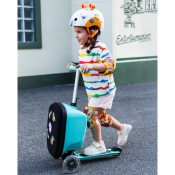 Micro - Scooter  Ride On Luggage Junior Mint