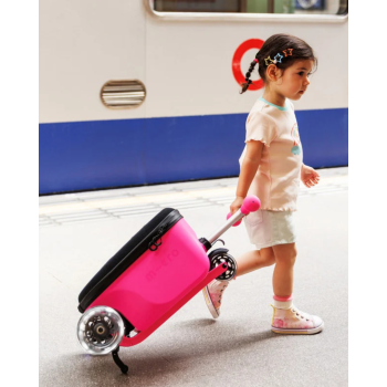 Micro - Scooter Luggage Junior Patch & Play Pink