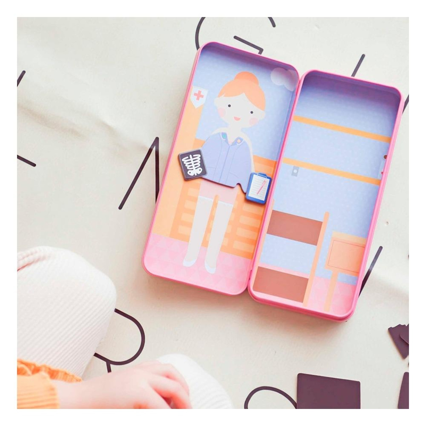 Manyetik Puzzle Kutusu - Sağlık Çalışanı - ST01237 - 9352801000873