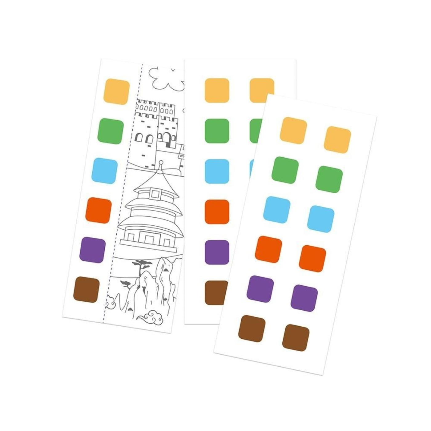 Cep Boy Sulu Boya Kitabı - Dünya Turu - ST01250 - 9352801004871