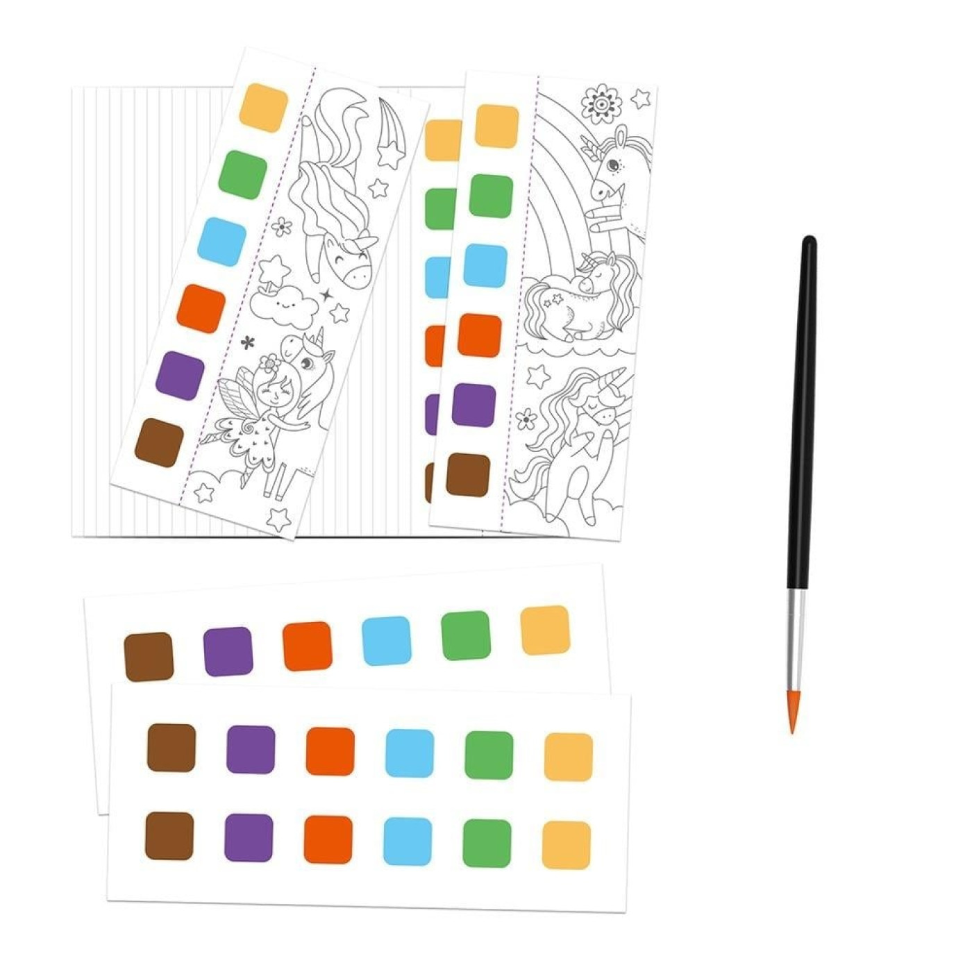 Cep Boy Sulu Boya Kitabı - Unicorns - ST01251 - 9352801004864