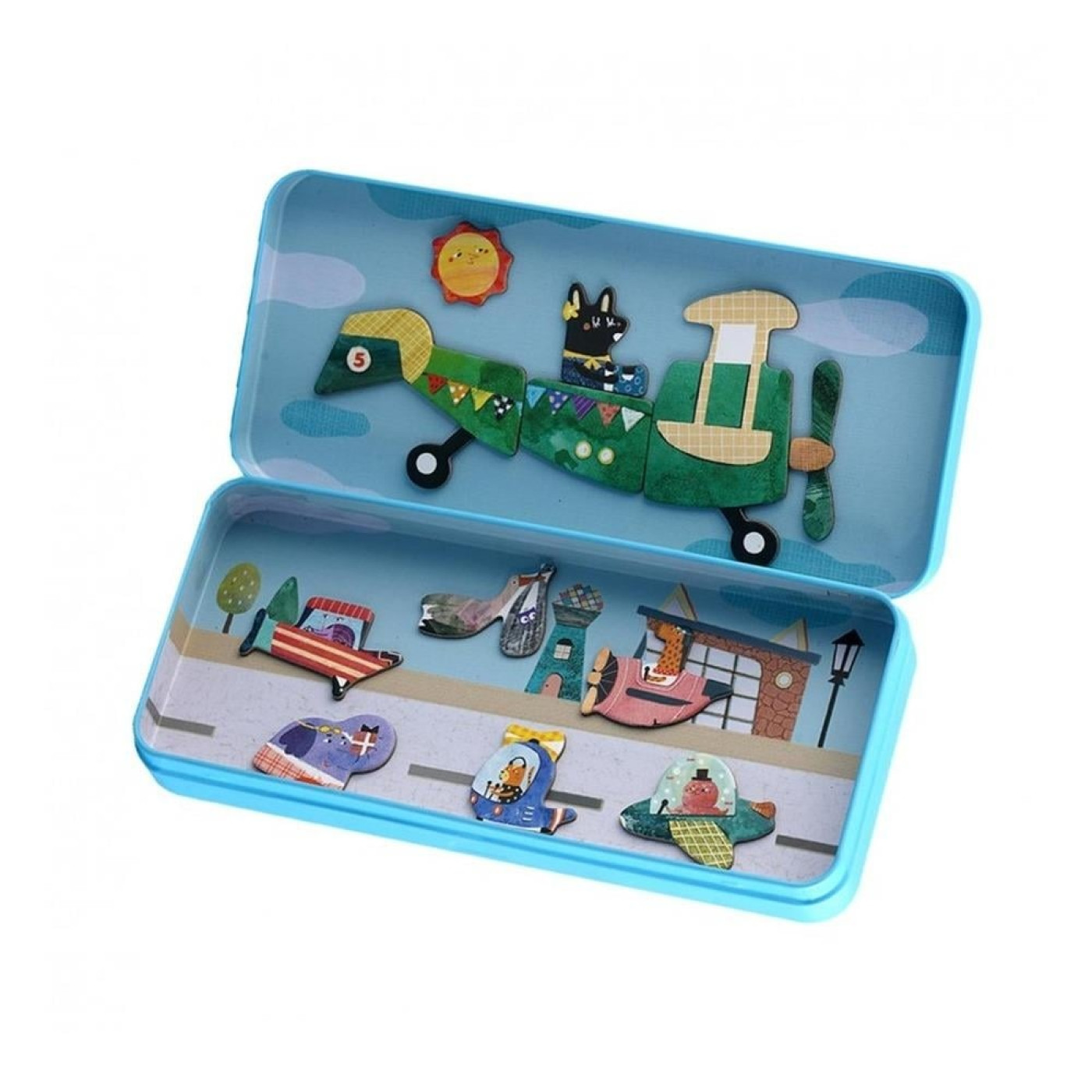 Manyetik Puzzle Kutusu - Hava Taşıtları - ST01235 - 9352801001139