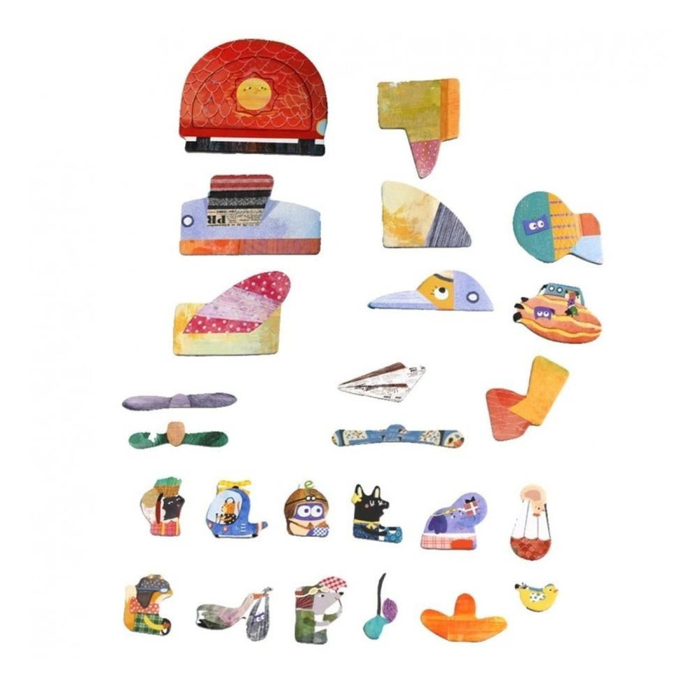 Manyetik Puzzle Kutusu - Hava Taşıtları - ST01235 - 9352801001139