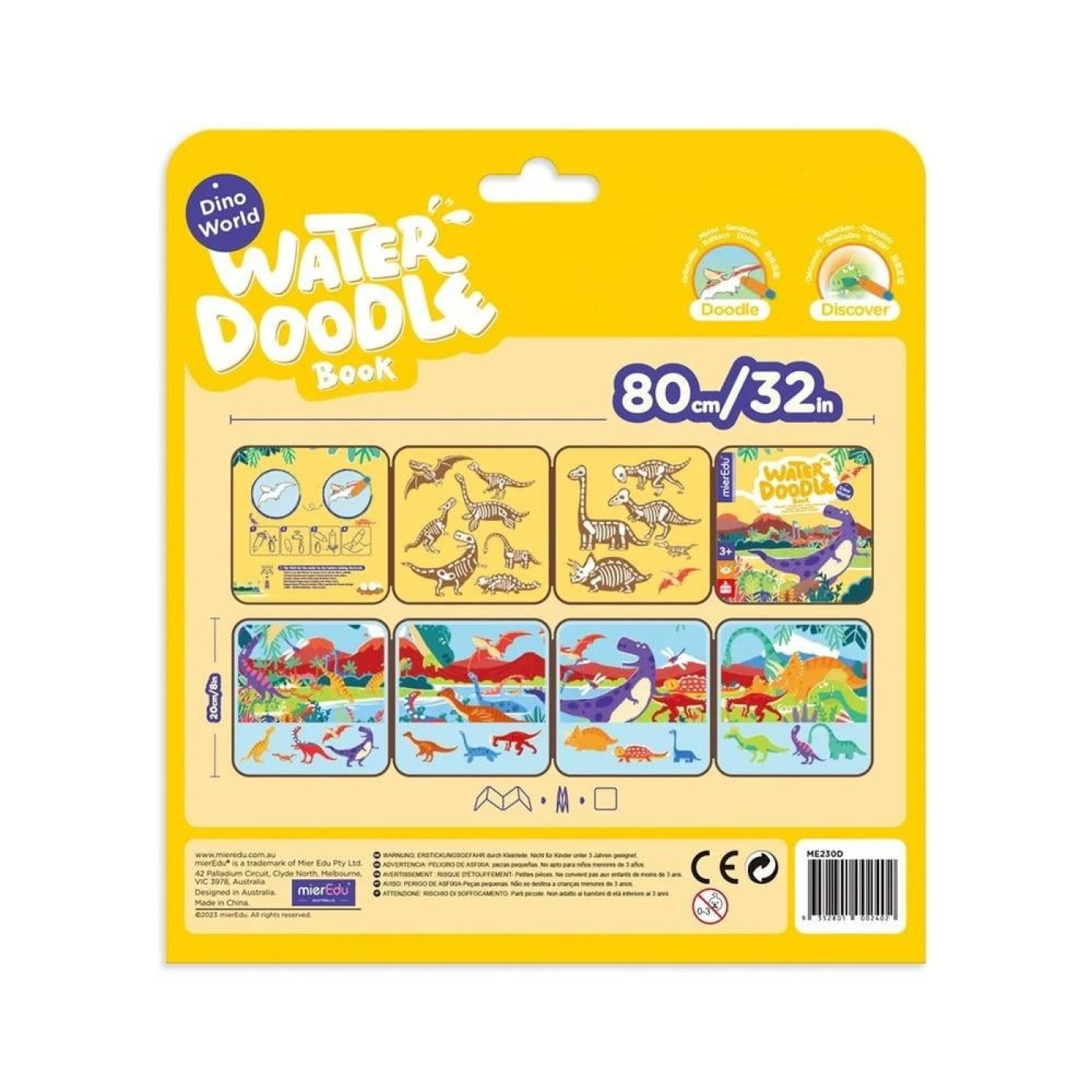 Sihirli Sulu Boya Kitabı - Dino Dünyası - ST01238 - 9352801002402