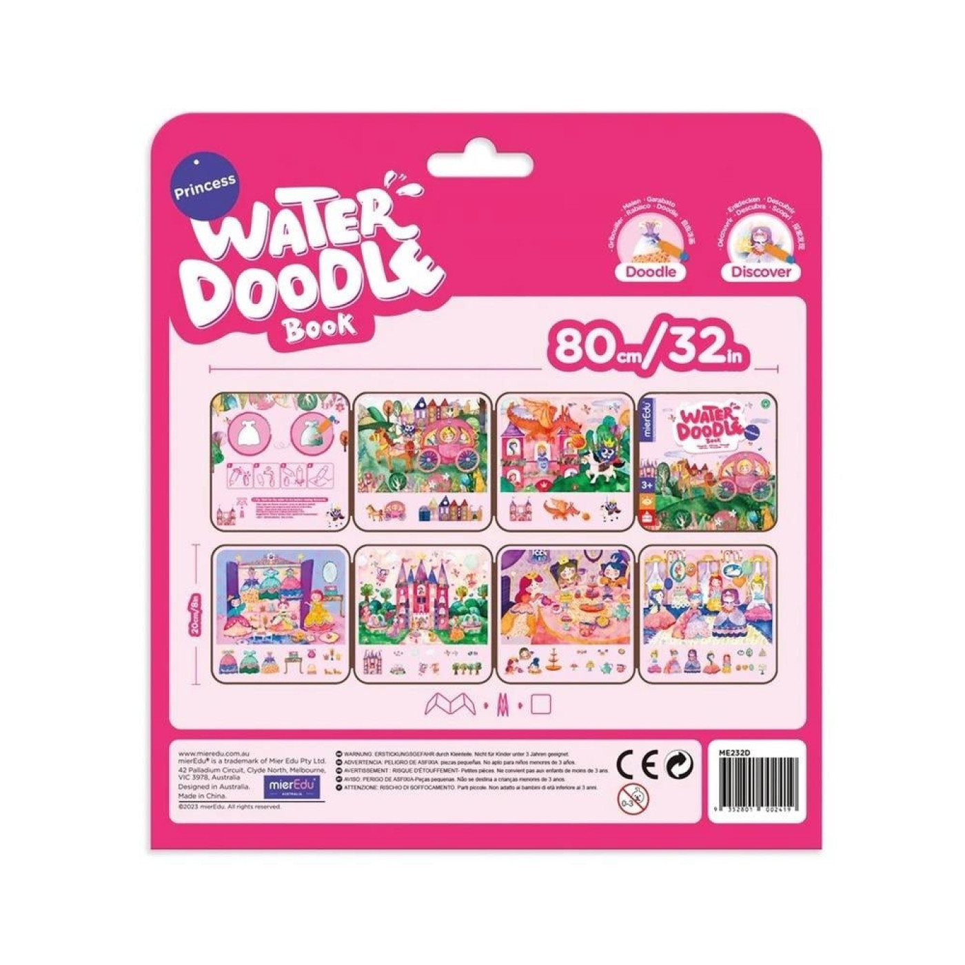 Sihirli Sulu Boya Kitabı - Prenses - ST01248 - 9352801002419