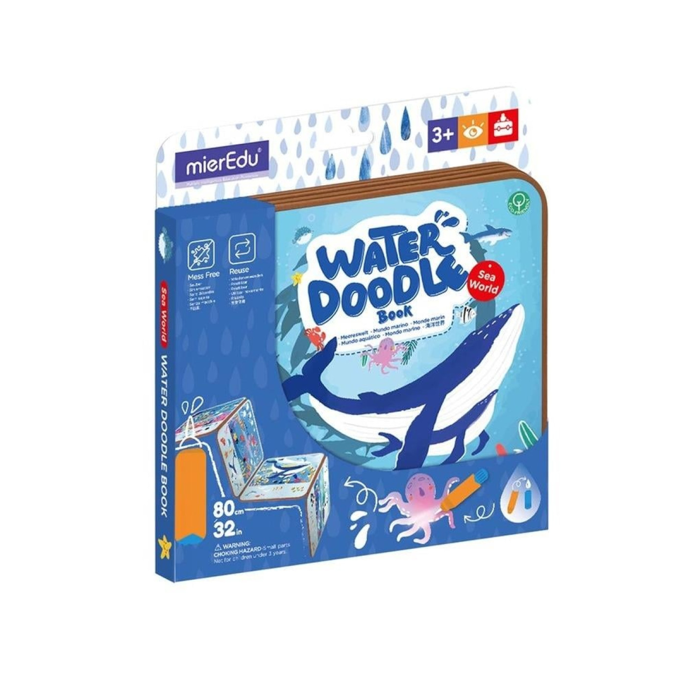 Sihirli Sulu Boya Kitabı - Deniz Canlıları - ST01239 - 9352801002358