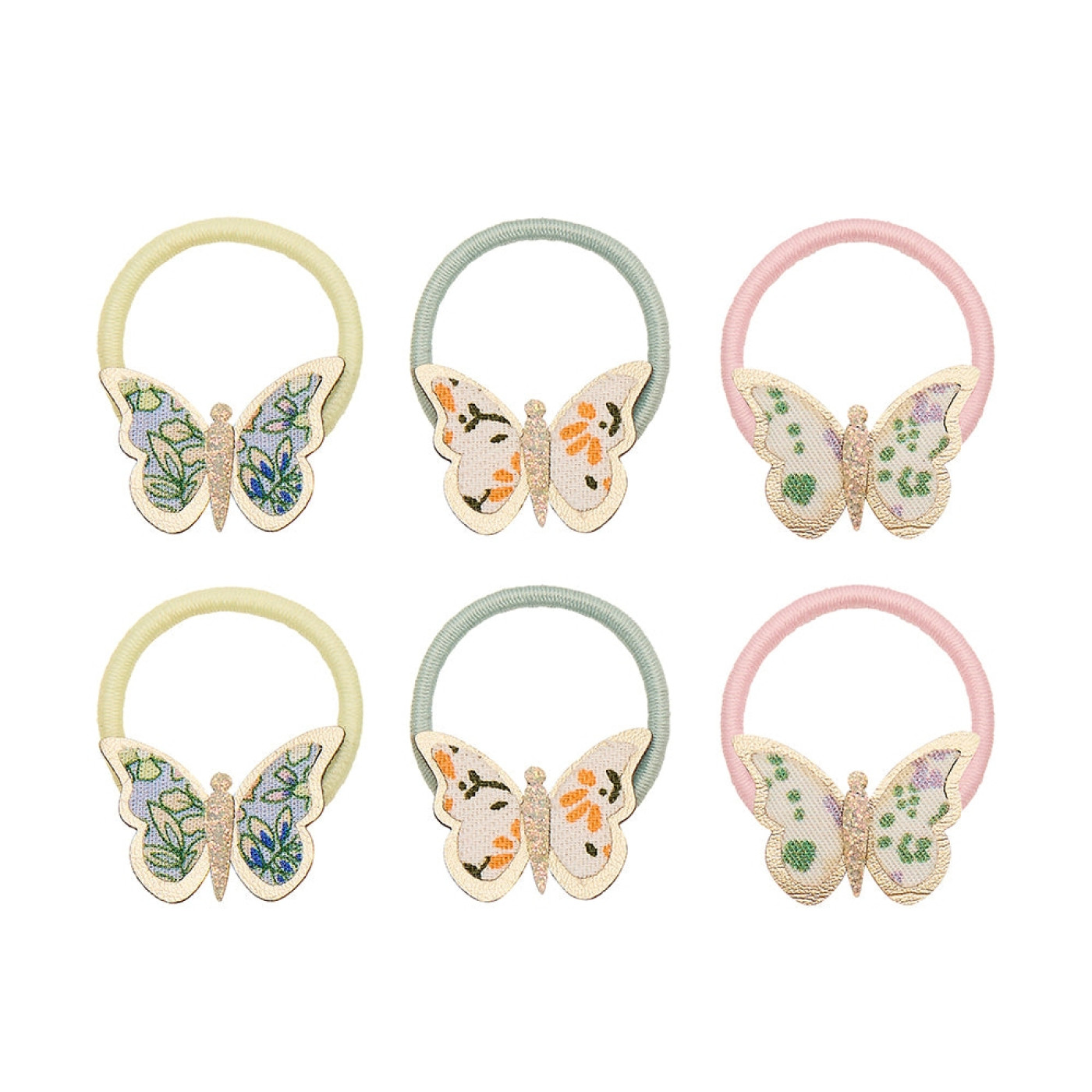 Mimi & Lula Mimi & Lula Floral Butterfly Mini 6lı Lastik Toka - 785,00TL TL - Kikis Corner Mimi & Lula Floral Butterfly Mini 6lı Lastik Toka - Takı & Toka & Aksesuar Görseli