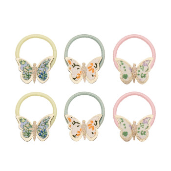 Mimi & Lula Floral Butterfly Mini 6'lı Lastik Toka
