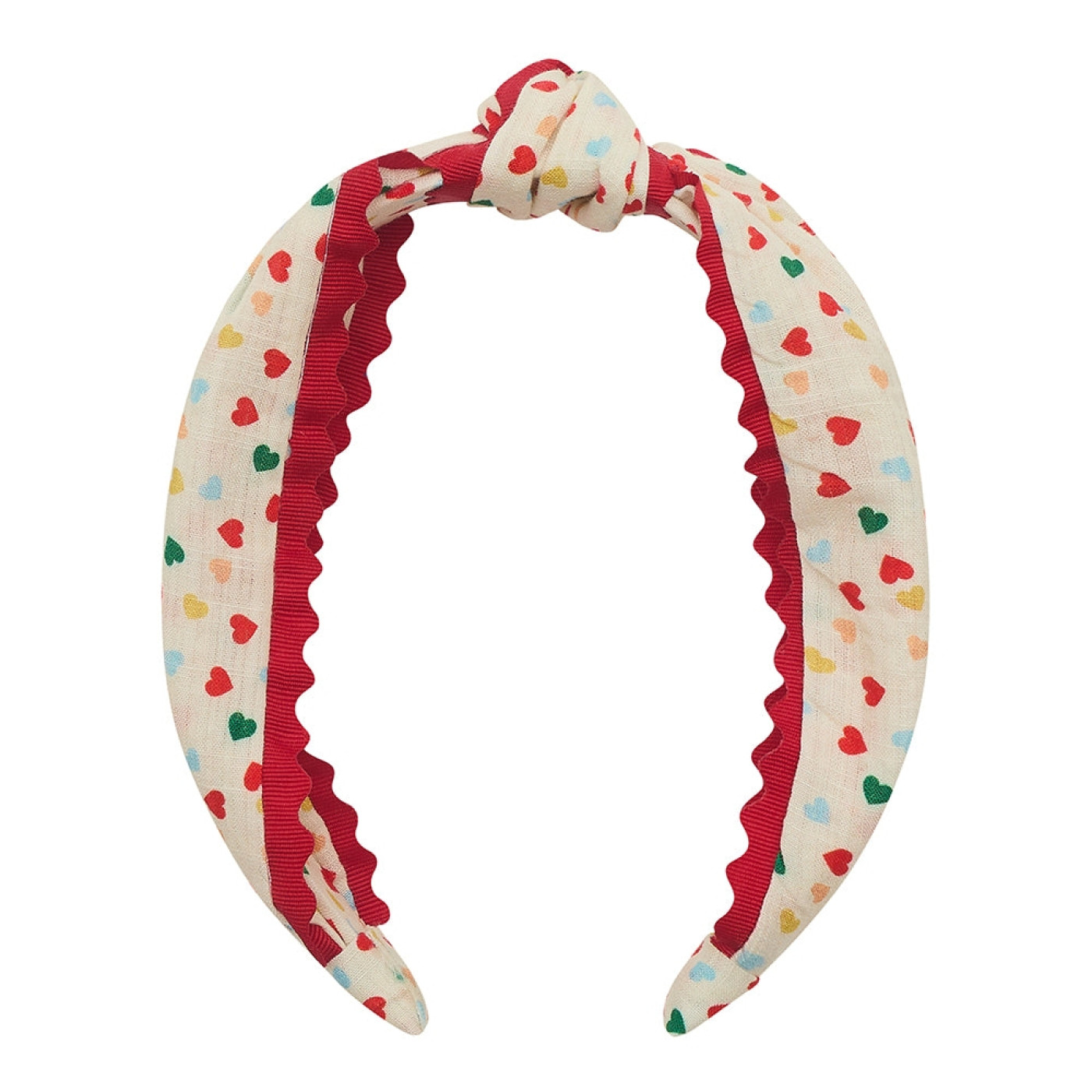 Mimi & Lula Heart Print Knotted Alice Taç