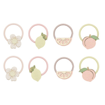 Mimi & Lula Peachy Citrus Mini 8'li Lastik Toka