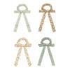 Mimi & Lula Flora Bow Scrunchies 4'lü Lastik Toka Mimi & Lula Flora Bow Scrunchies 4'lü Lastik Toka