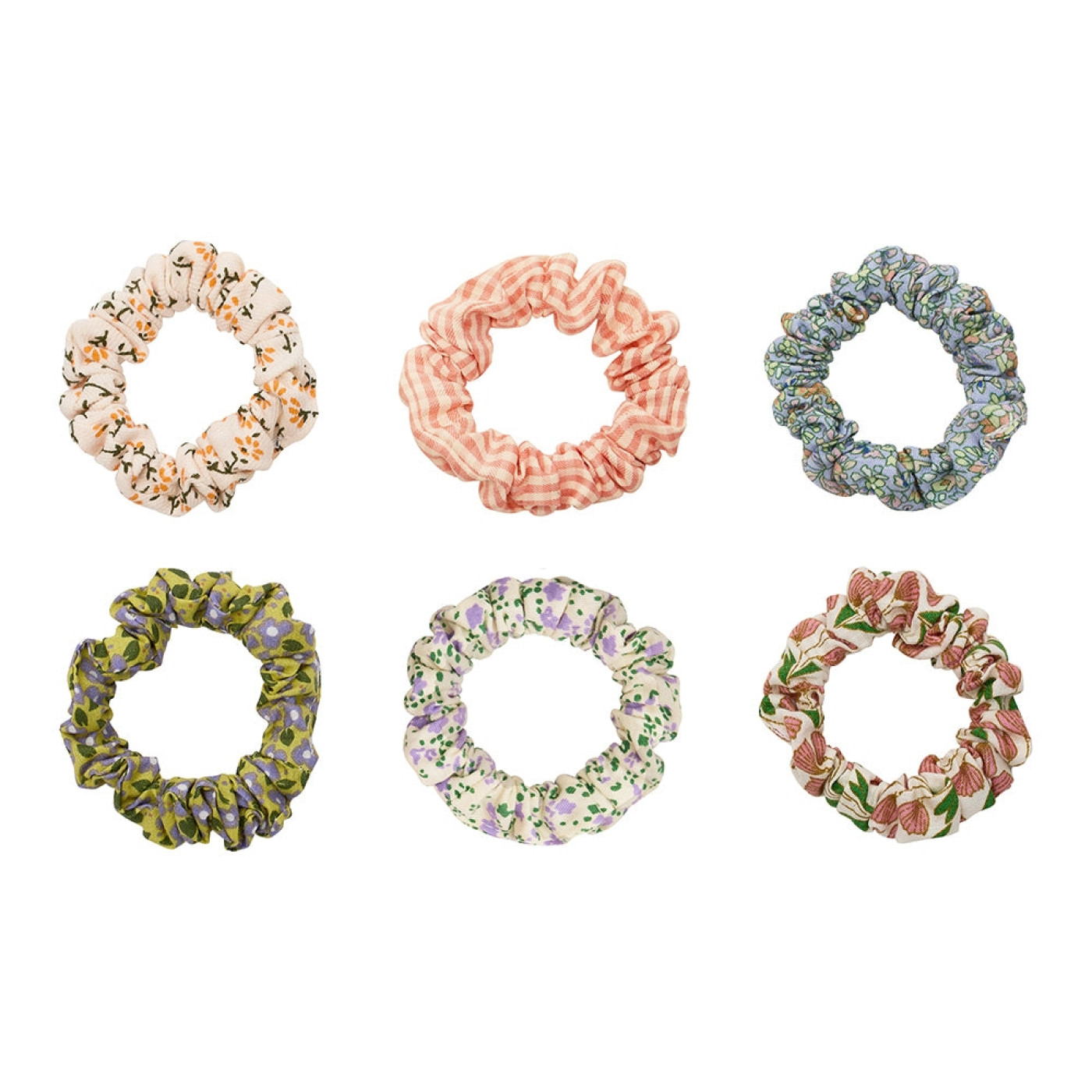 Mimi & Lula Spring Floral Scrunchies 6'lı Lastik Toka Mimi & Lula Spring Floral Scrunchies 6'lı Lastik Toka