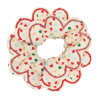 Mimi & Lula Heart Print Scalloped Scrunchie Lastik Toka675.00TL