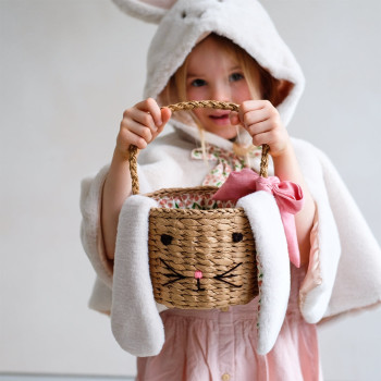 Mimi & Lula Easter Bunny Basket Hasır Çanta Mimi & Lula Easter Bunny Basket Hasır Çanta
