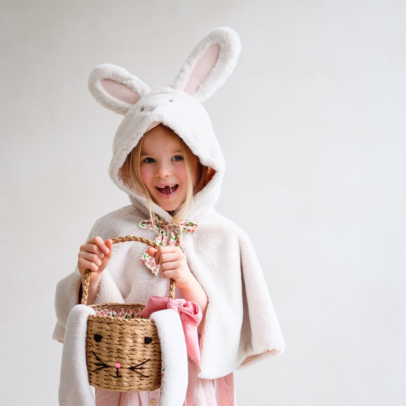 Mimi & Lula Easter Bunny Basket Hasır Çanta