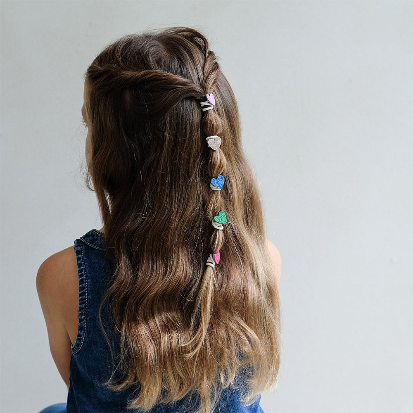 Mimi & Lula Jazzy Heart Mini 6'lı Lastik Toka - 172062-38 - 5061064830861