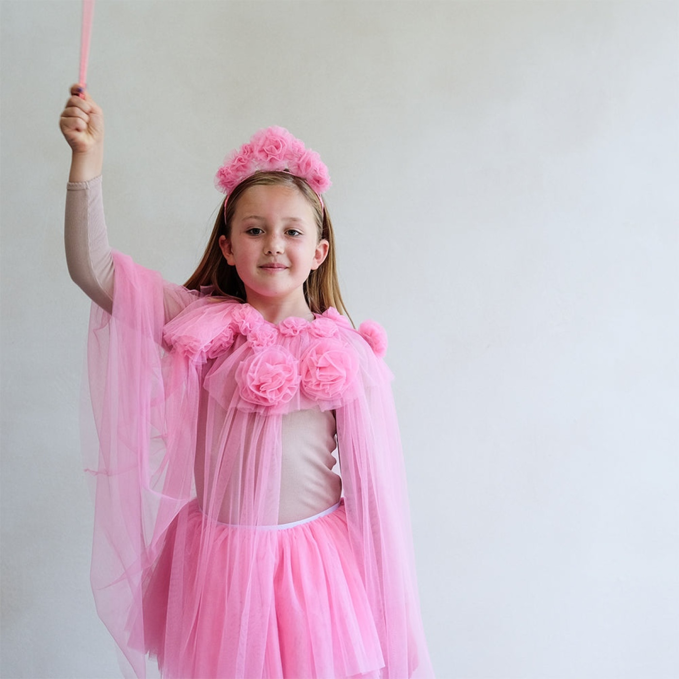 Mimi & Lula Pink Ruffle Flower Pelerin - 5061064832001 Mimi & Lula Pink Ruffle Flower Pelerin - 175018-04 - 5061064832001