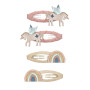 Mimi & Lula - Winged Unicorn & Rainbow 4'lü Toka