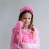 Mimi & Lula Pink Ruffle Flower Taç - 5061064832018 Mimi & Lula Pink Ruffle Flower Taç - 175019-04 - 5061064832018