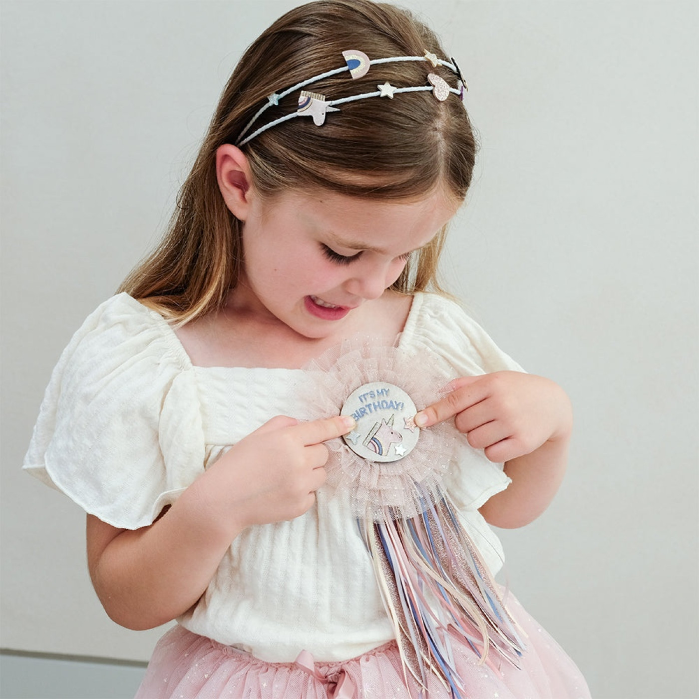 Mimi & Lula Unicorn Birthday Rozet - 172038-22 - 5061064830632