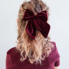 Mimi & Lula Tartan Agnes Bow 2'li Toka - Red - 172074-14 - 5061064830984