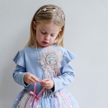 Mimi & Lula Unicorn Birthday Rozet