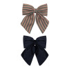 Mimi & Lula Stripe Agnes Bow 2'li Toka - ST00990 - 5061064831004