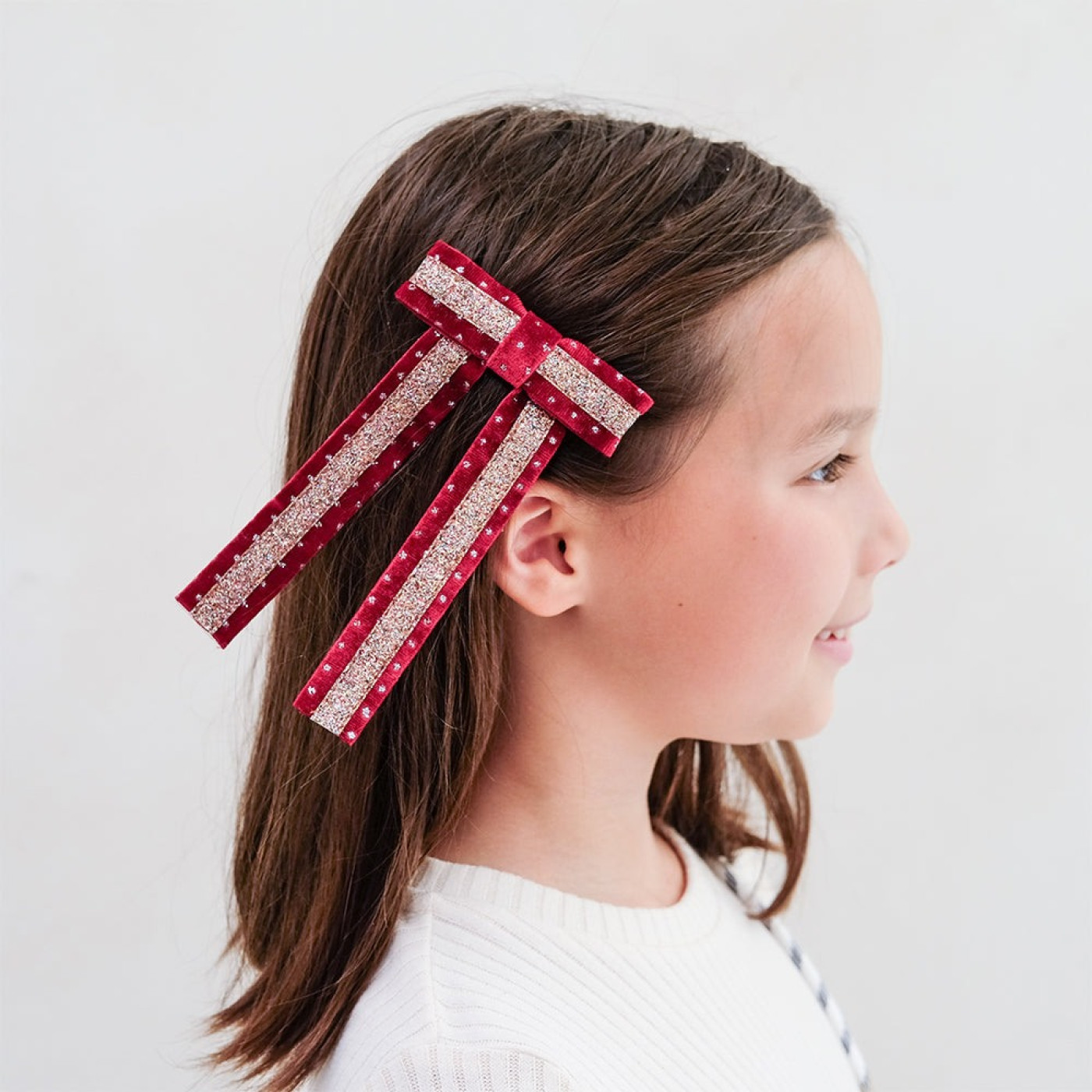 Mimi & Lula Circus Glitter Bow Toka - Red - 5061064830687 Mimi & Lula Circus Glitter Bow Toka - Red - ST00989 - 5061064830687