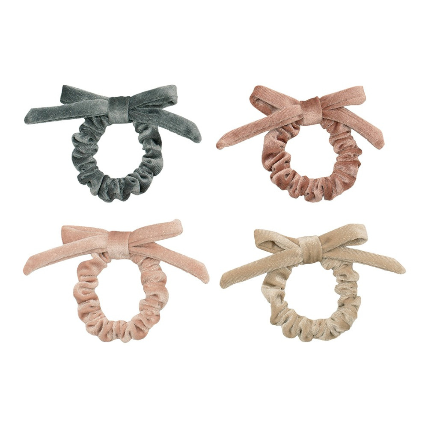 Mimi & Lula Sparkle Velvet Bow 4'lü Lastik Toka - 172017-27 - 5061064830427