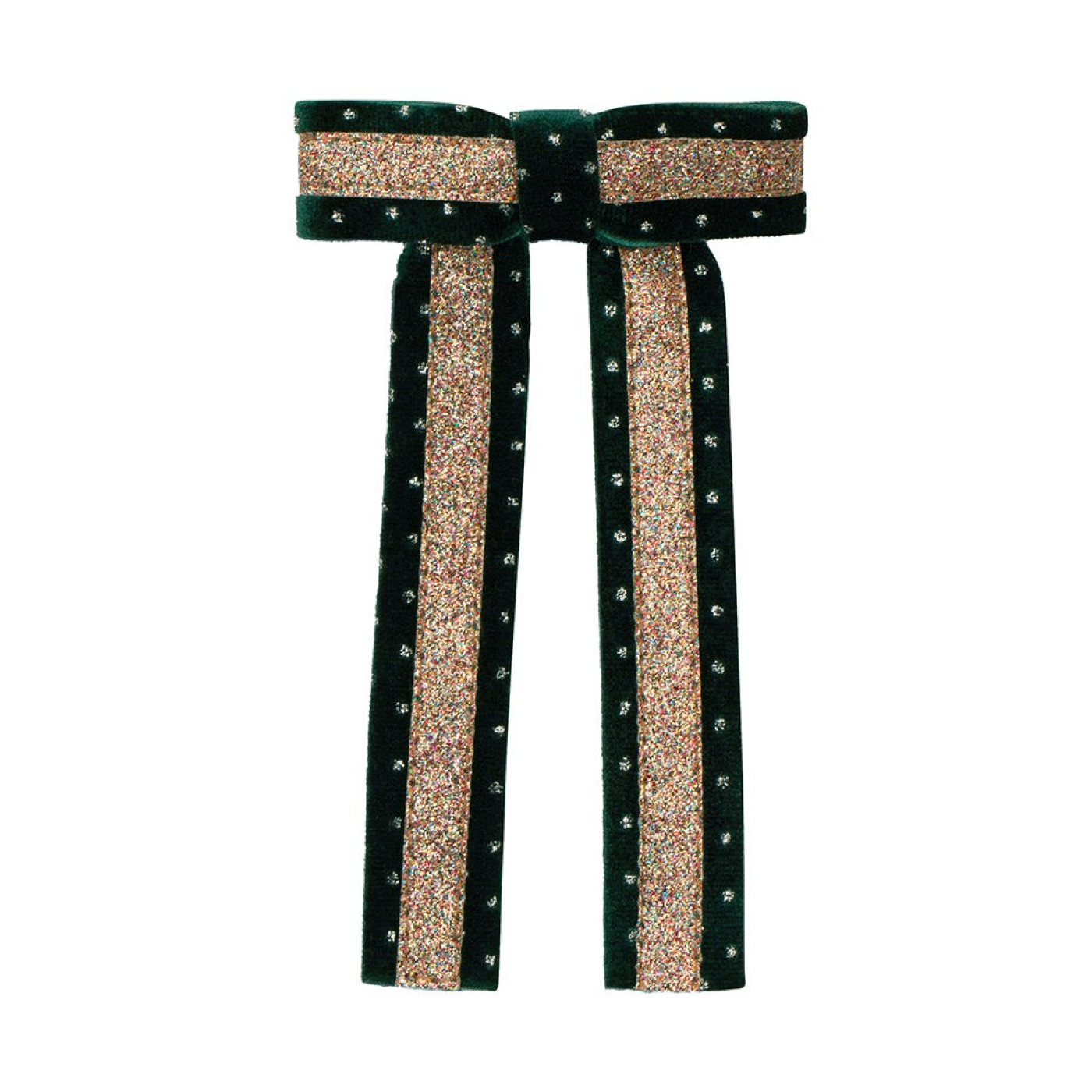 Mimi & Lula Circus Glitter Bow Toka - Green - 5061064830694 Mimi & Lula Circus Glitter Bow Toka - Green - 172045-17 - 5061064830694
